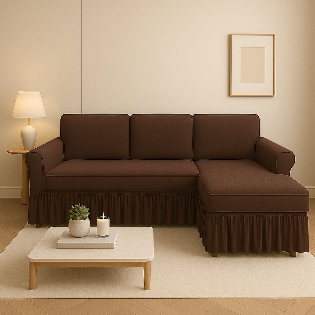 Light Beige Embossed Leaf Set