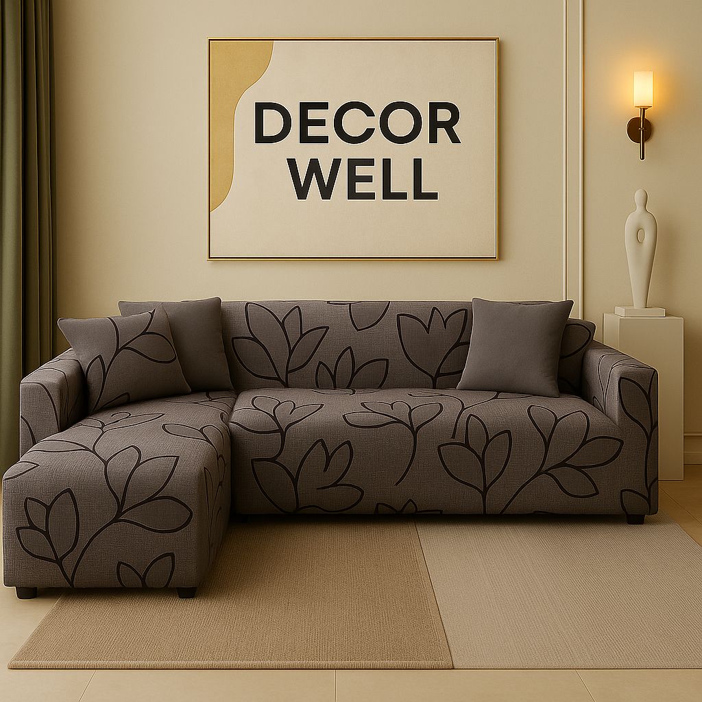 Solid Black Pleated Ruffle Cover