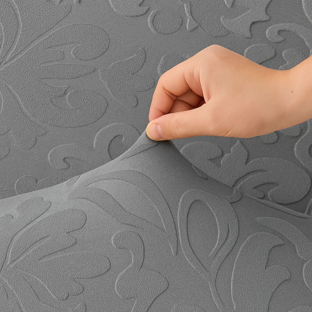 Teal Grey Diamond Pattern