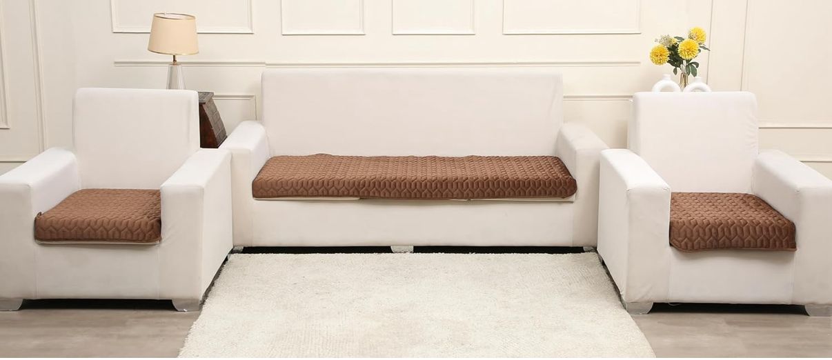 Dark Grey Geometric Seat Protector