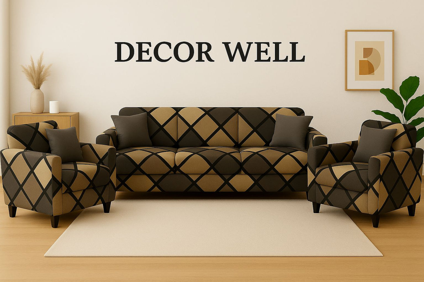 Charcoal Corduroy Baby Blue Protector