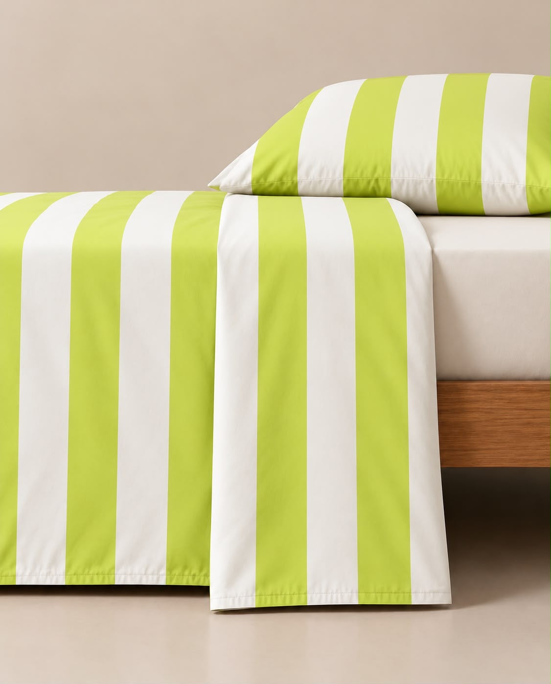 Green & White Duvet Cover