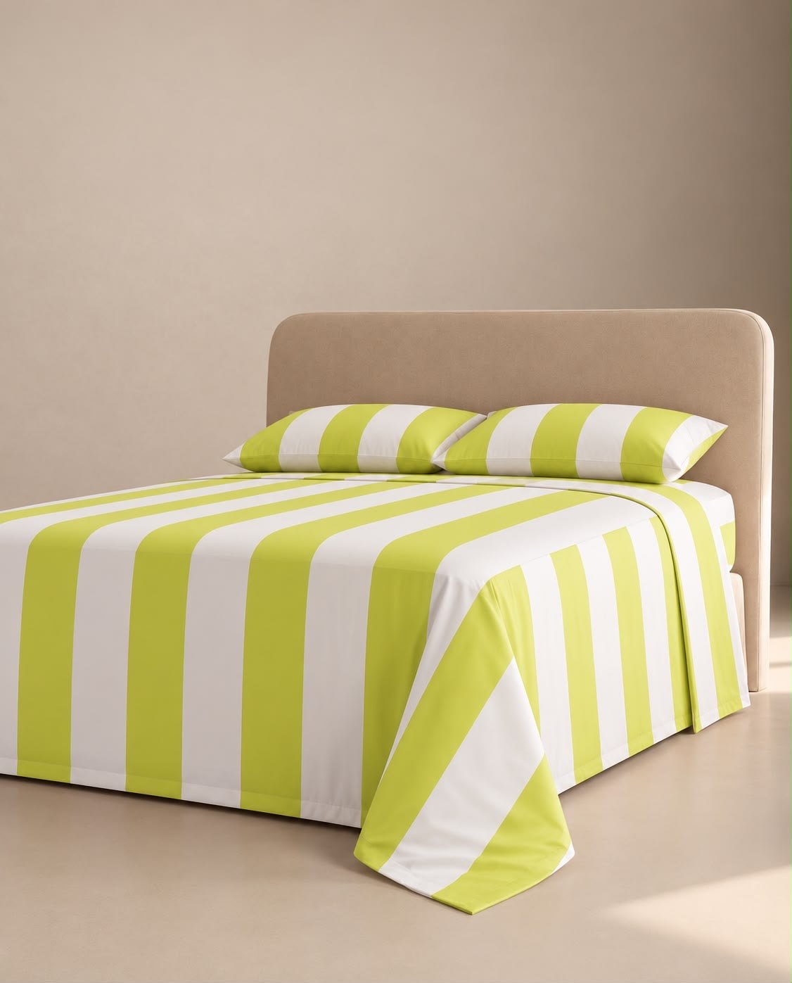 Green & White Duvet Cover