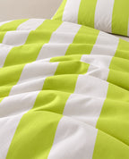 Green & White Duvet Cover