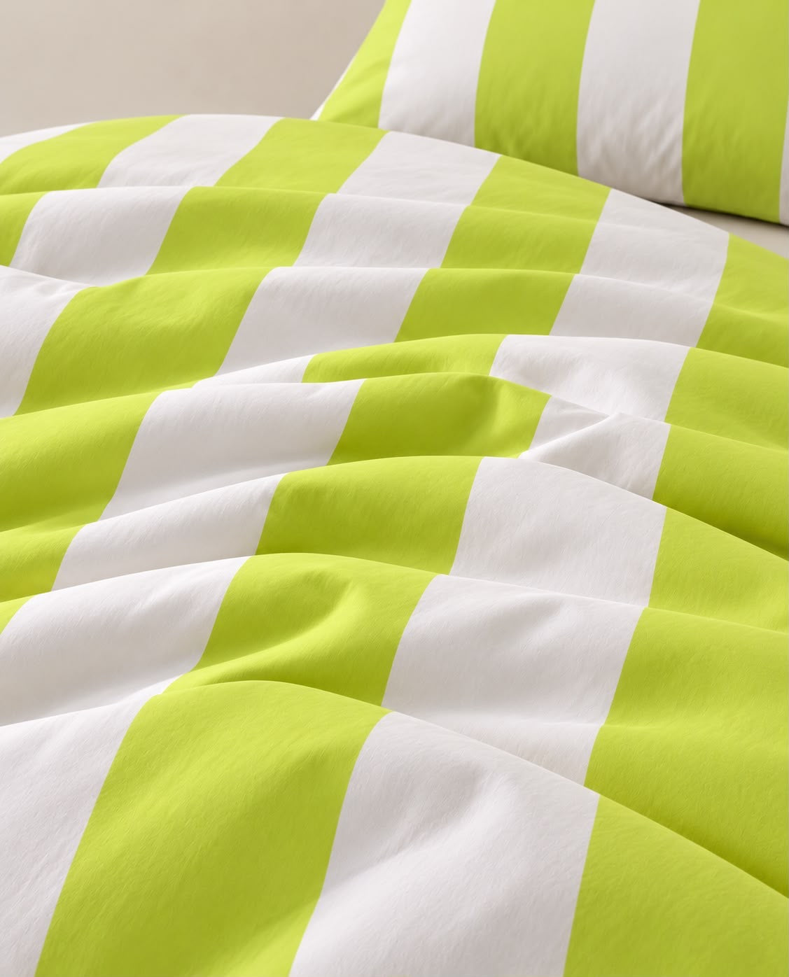 Green & White Duvet Cover