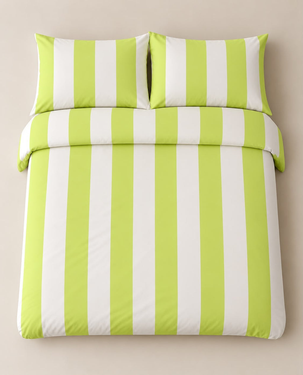 Green & White Duvet Cover