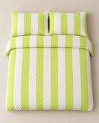 Green & White Duvet Cover