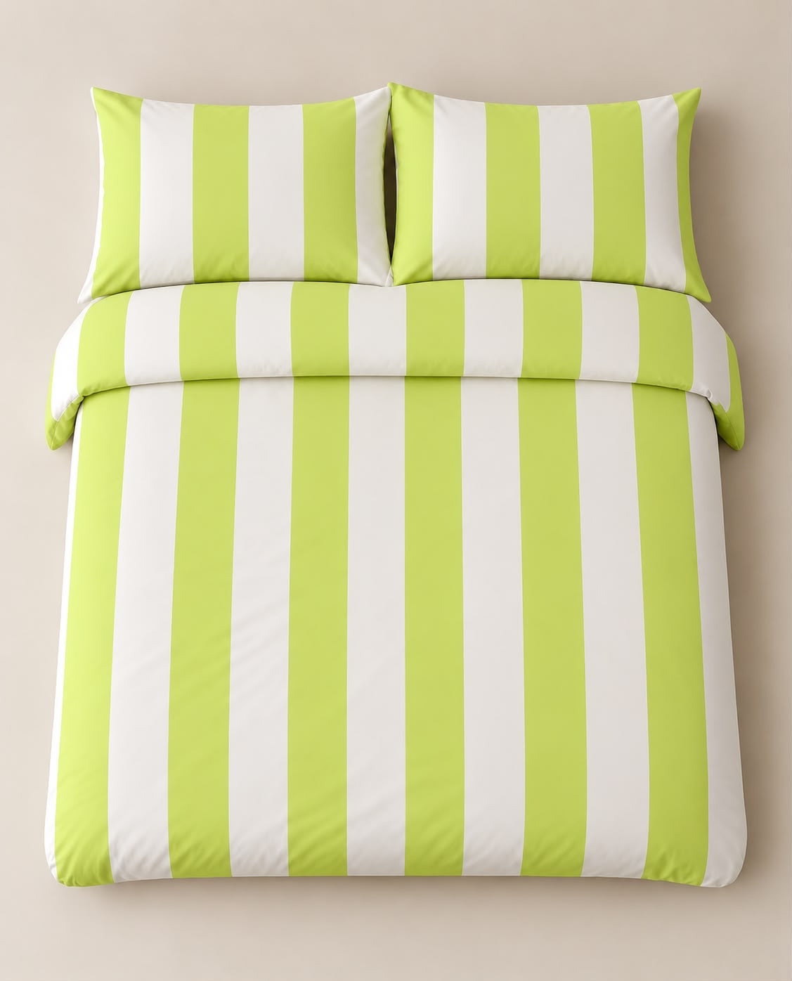 Green & White Duvet Cover