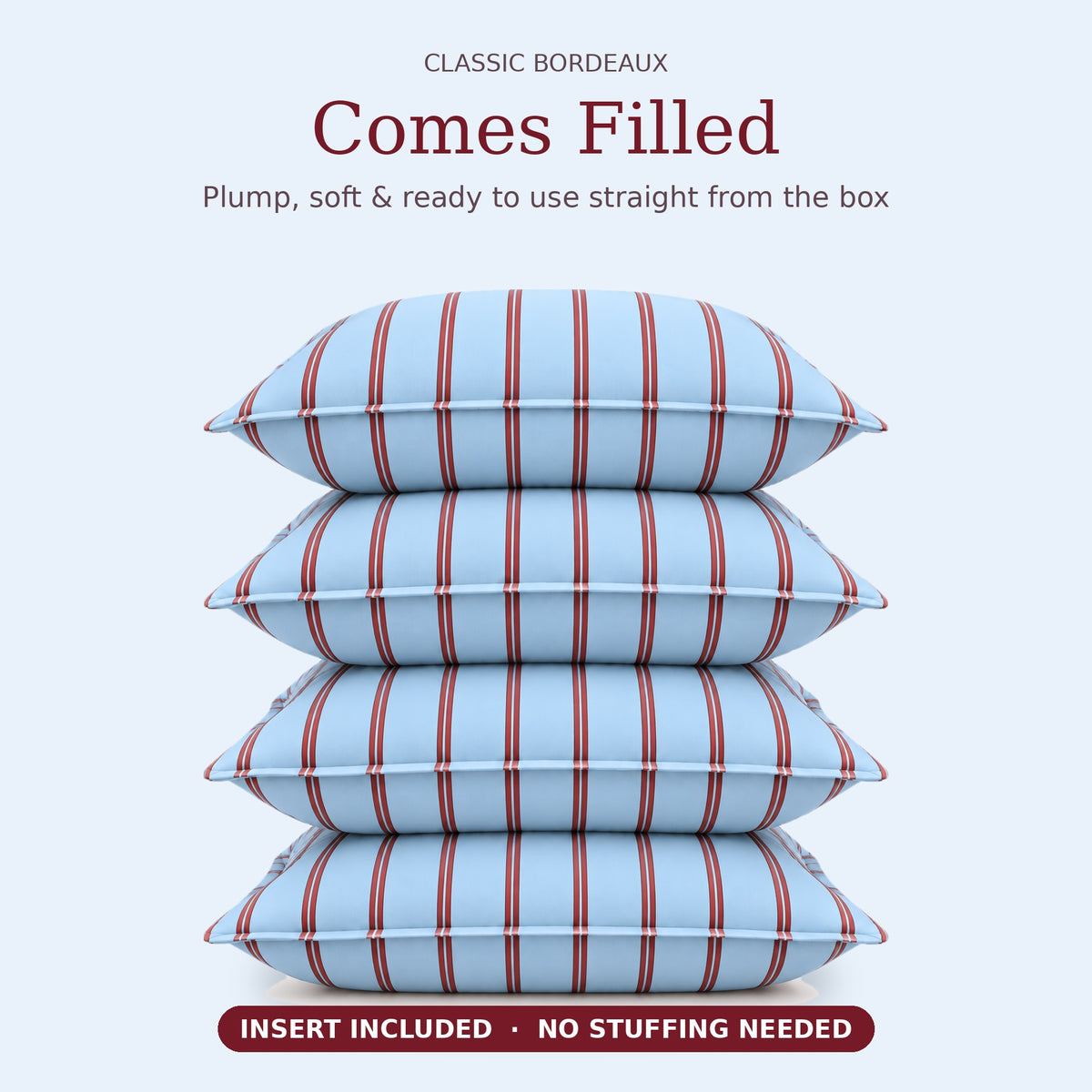 Classic Bordeaux Cushion