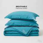TURQUOISE BLUE BEDSPREAD