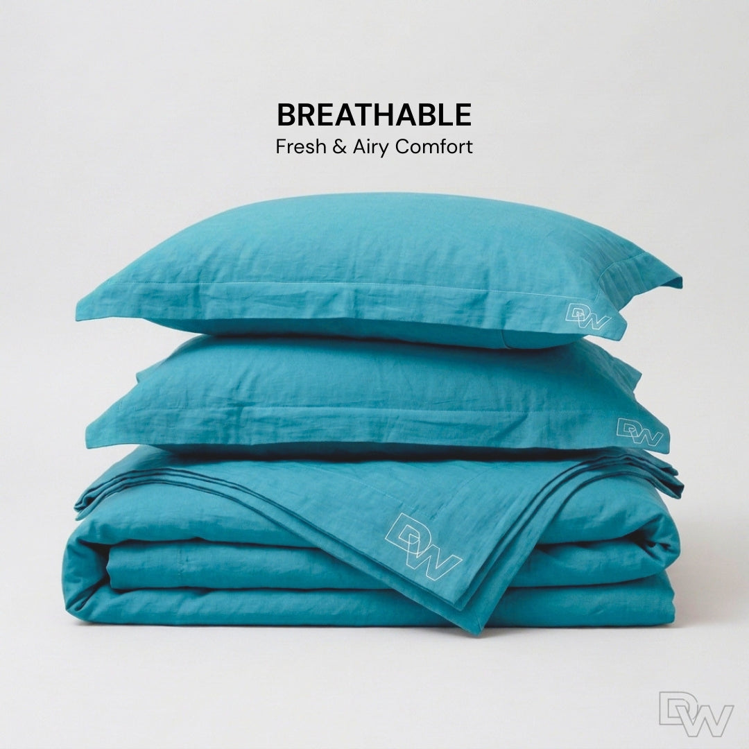 TURQUOISE BLUE BEDSPREAD