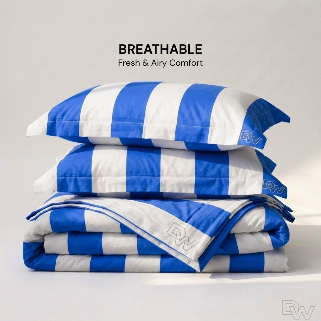 Blue & White bedspread