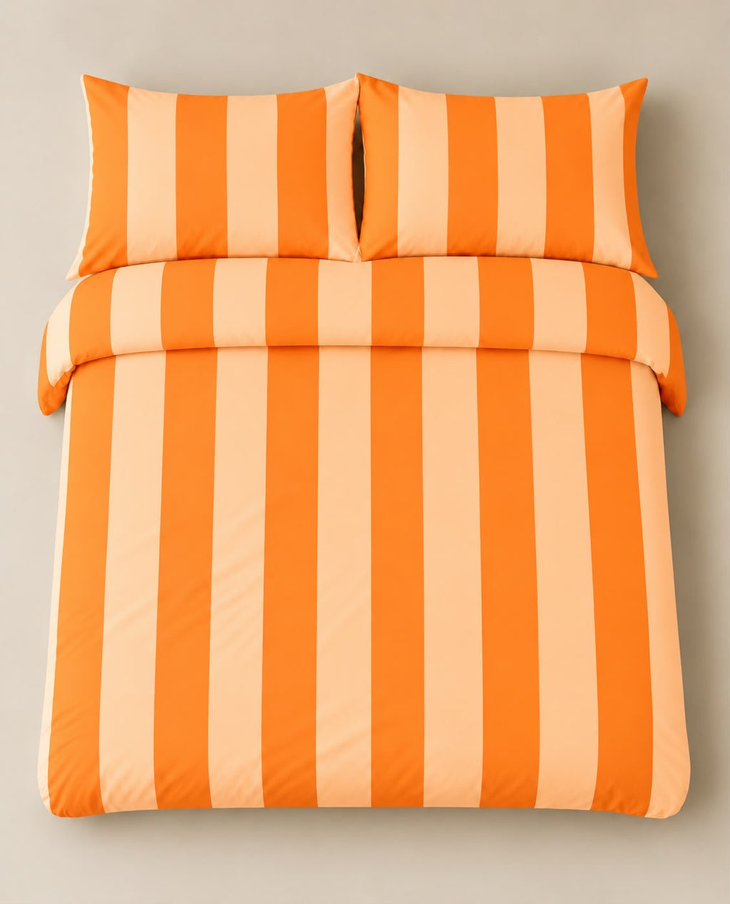 Sunset Orange Duvet Cover