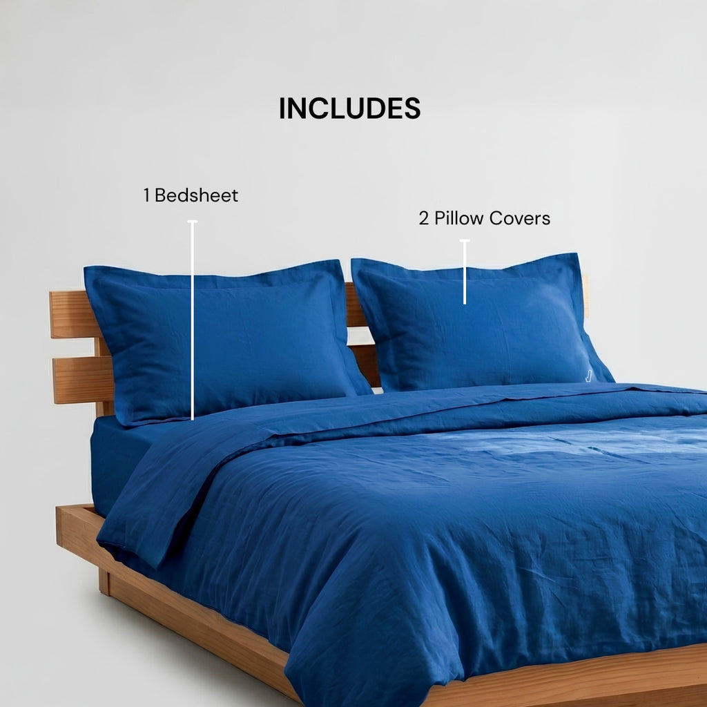 COBALT BLUE BEDSPREAD