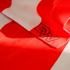 Red & White bedspread