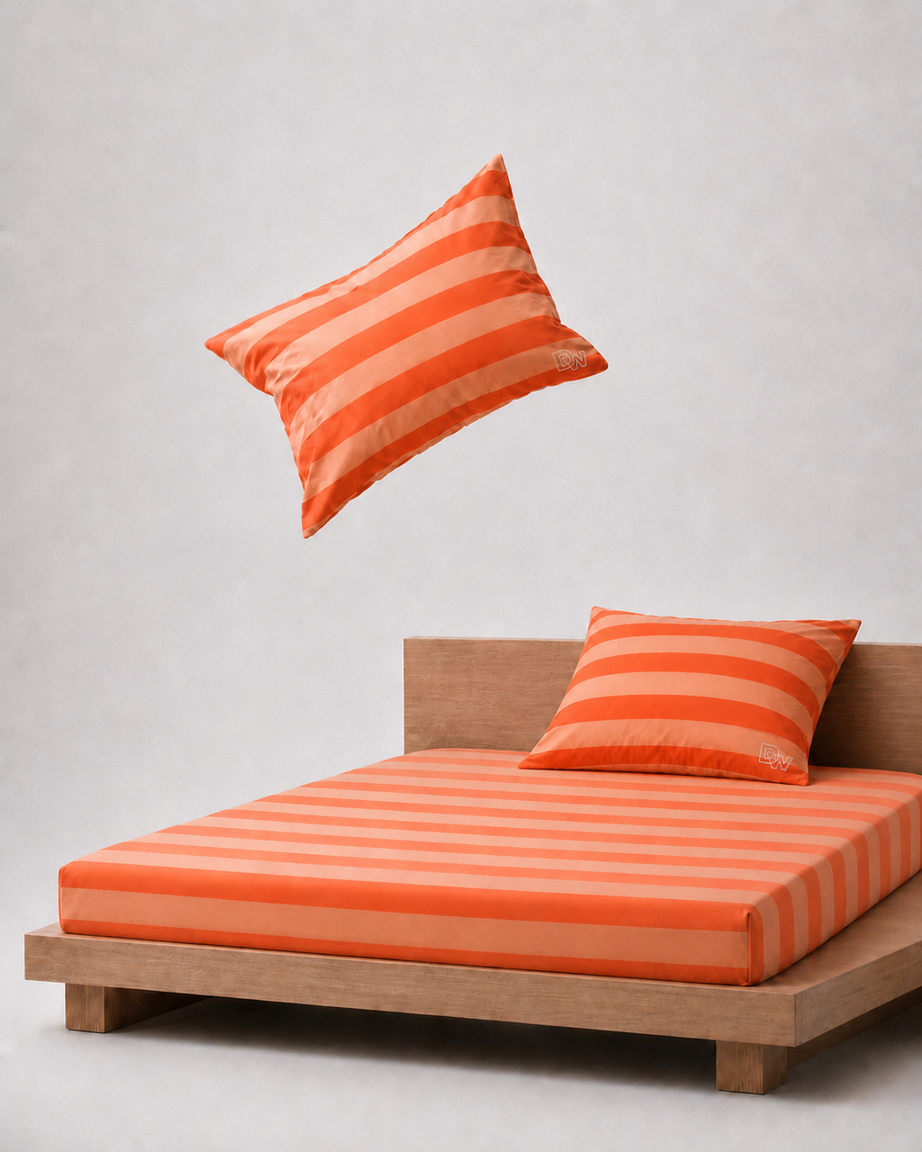 SUNSET ORANGE BEDSPREAD