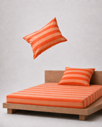 SUNSET ORANGE BEDSPREAD
