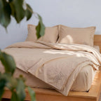 CHAMPAGNE BEIGE BEDSPREAD