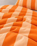 Sunset Orange Duvet Cover