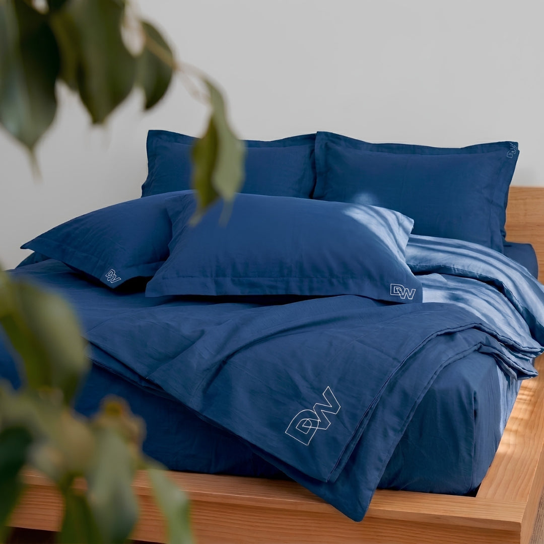 COBALT BLUE BEDSPREAD