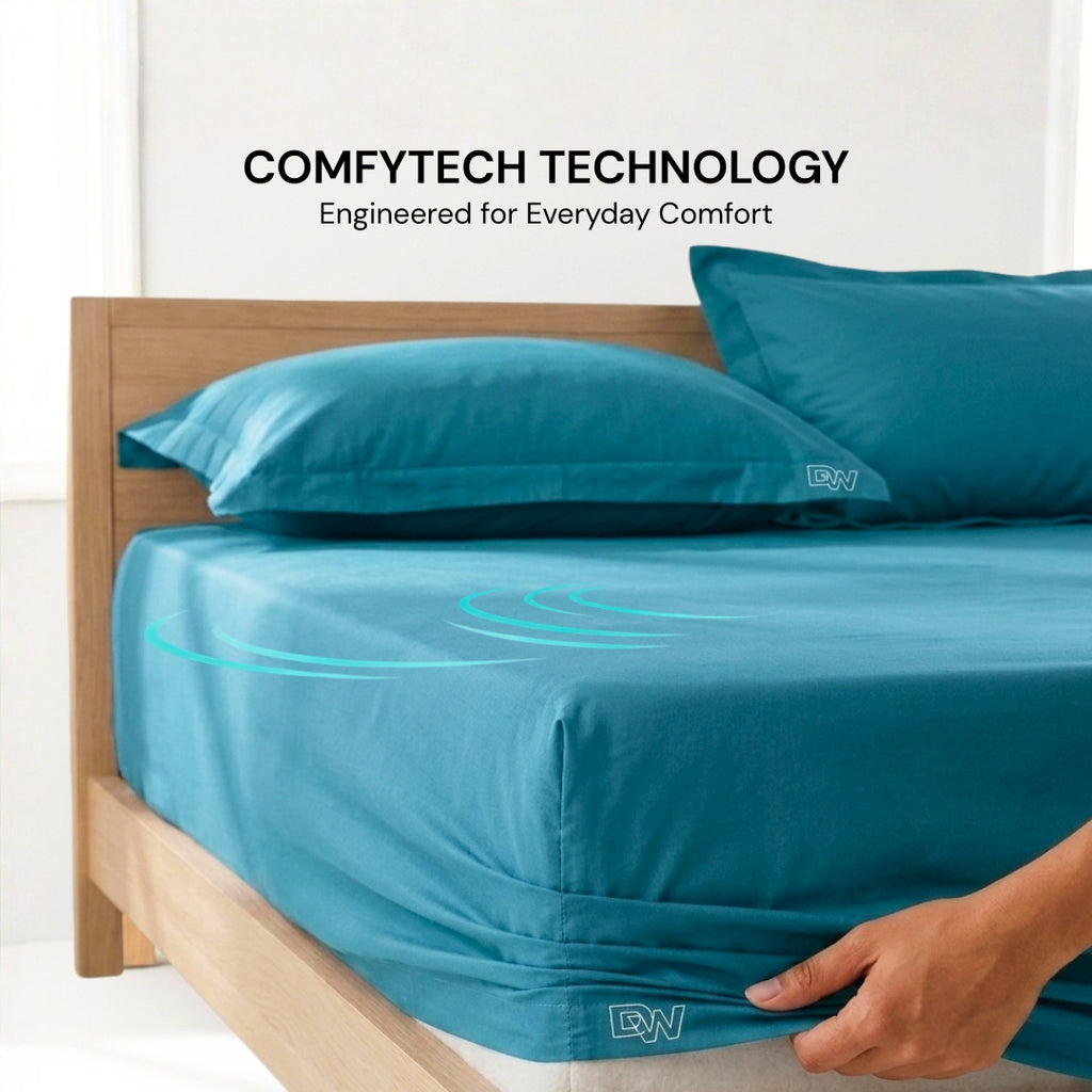 TURQUOISE BLUE BEDSPREAD