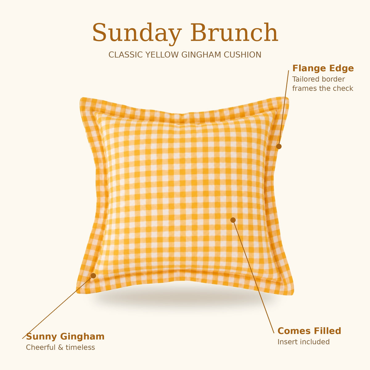 Sunday Brunch Cushion