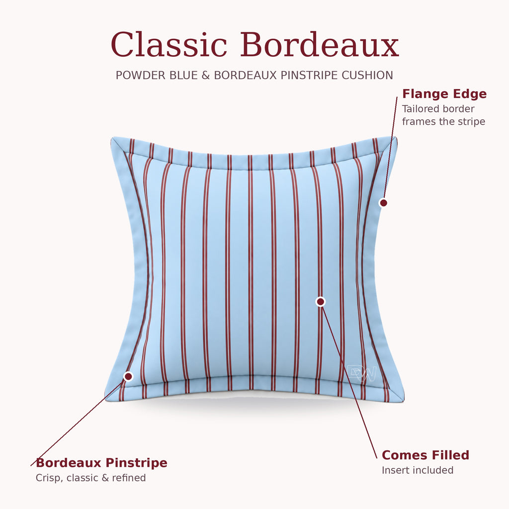 Classic Bordeaux Cushion