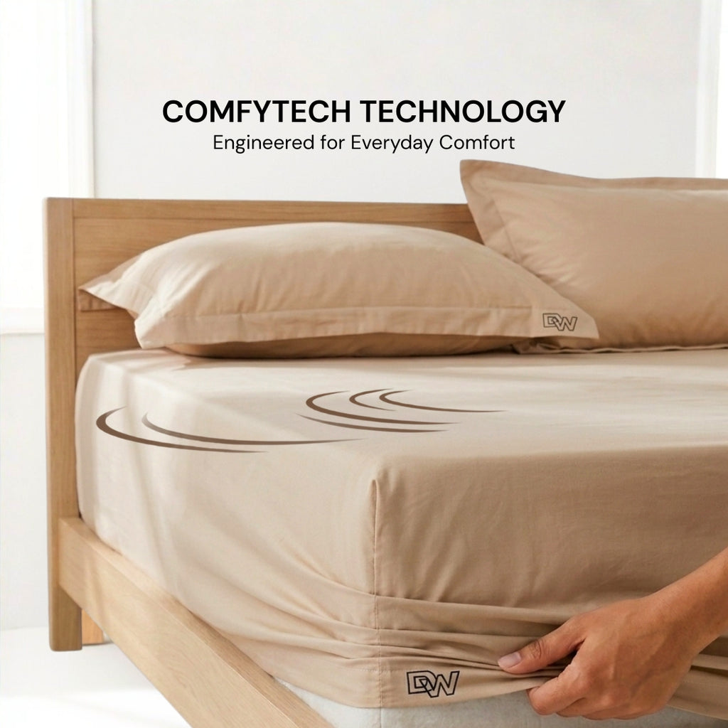 CHAMPAGNE BEIGE BEDSPREAD