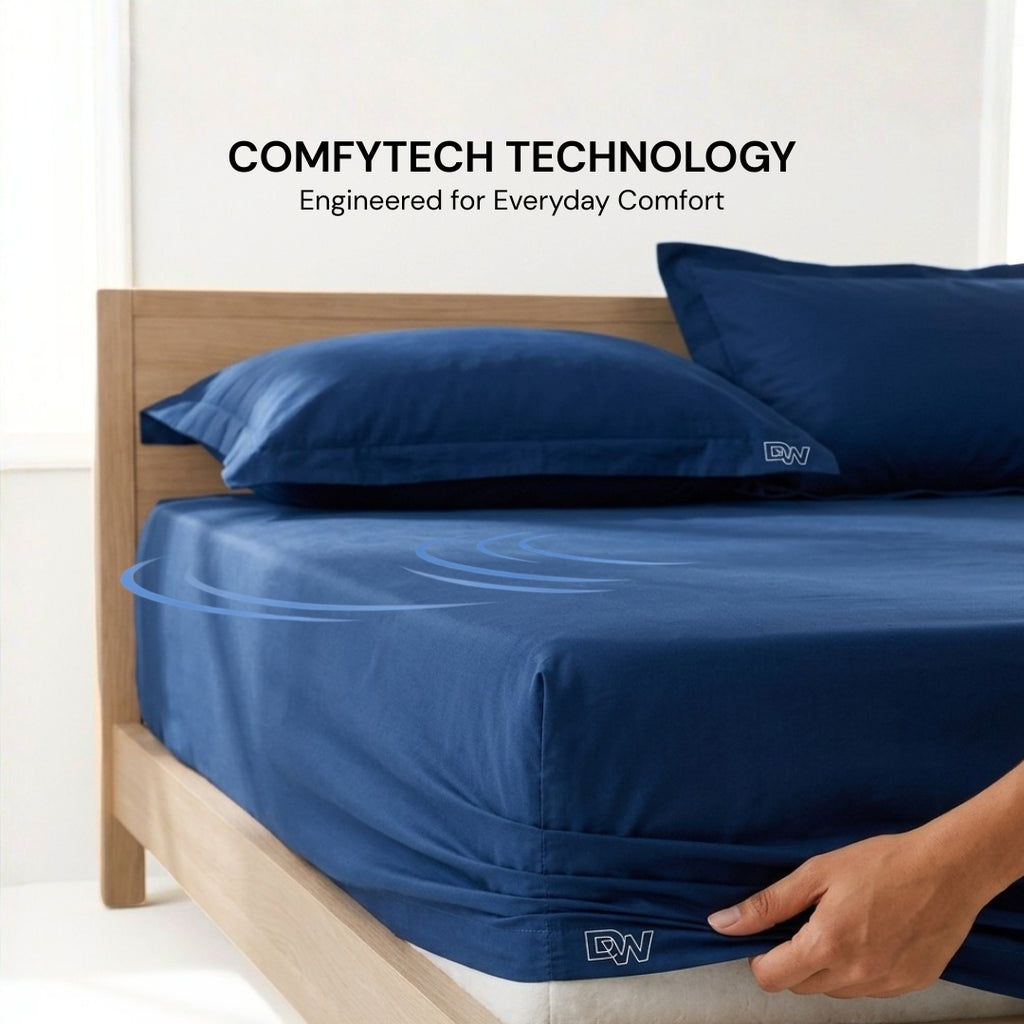 COBALT BLUE BEDSPREAD