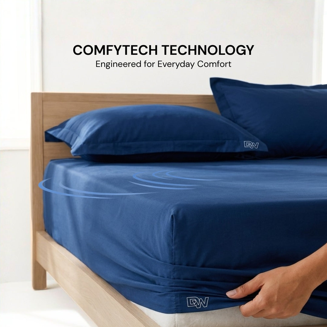 COBALT BLUE BEDSPREAD