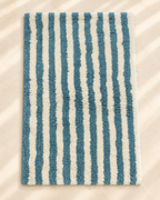 Bath Mat – Blue & White