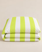 Green & White Duvet Cover