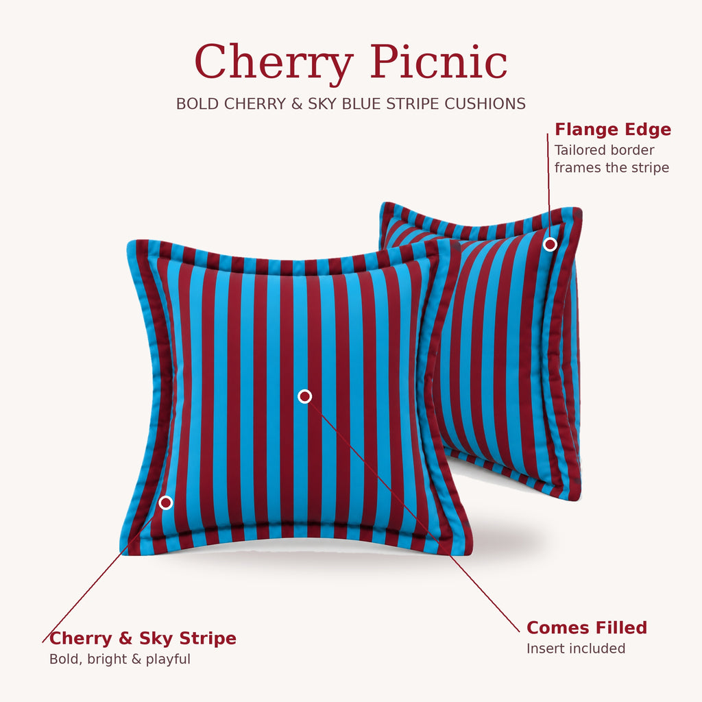 Cherry Picnic Cushion