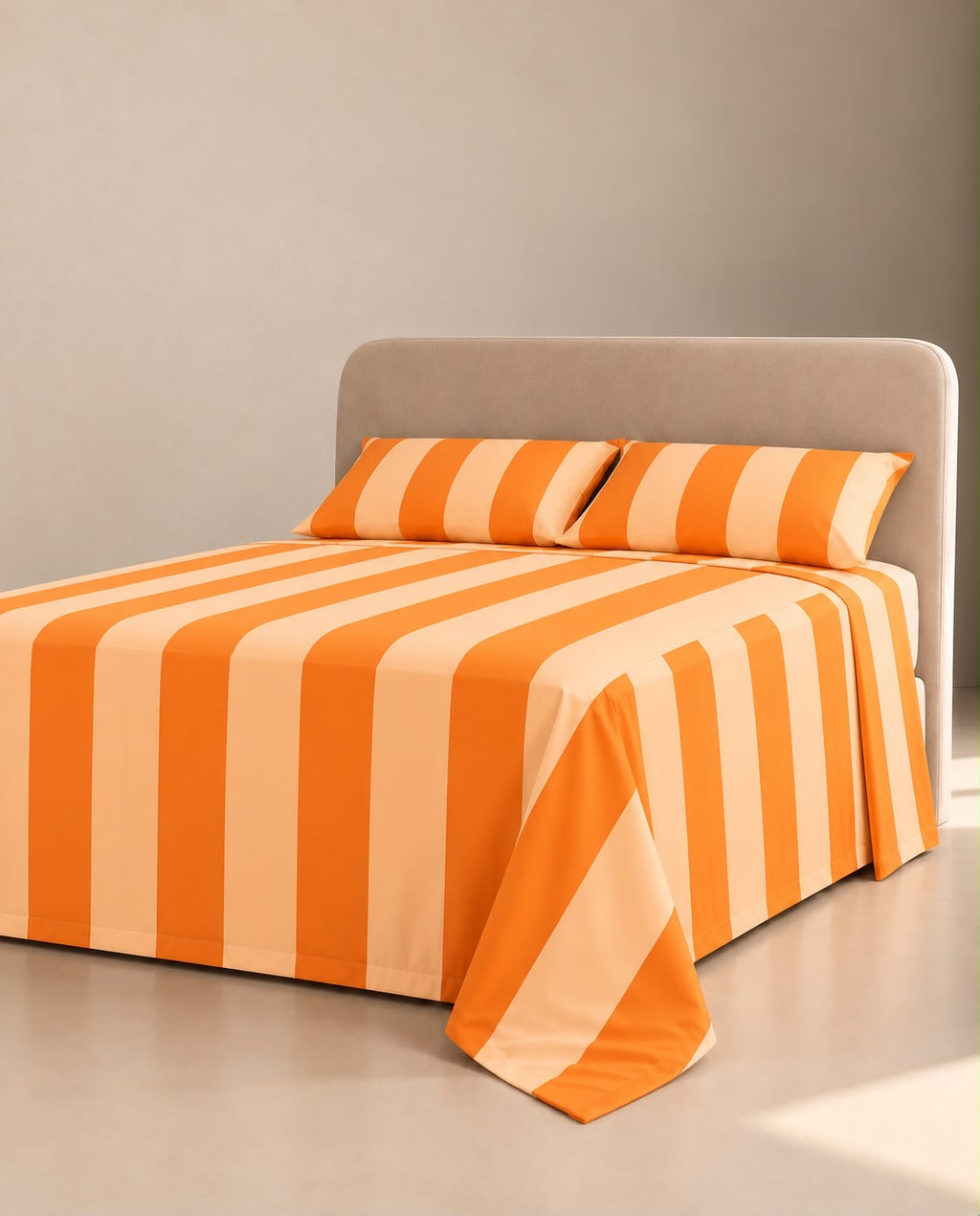 Sunset Orange Duvet Cover