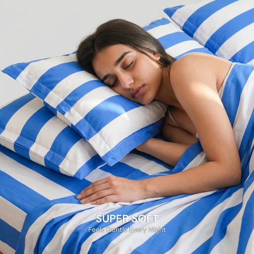 Blue & White bedspread