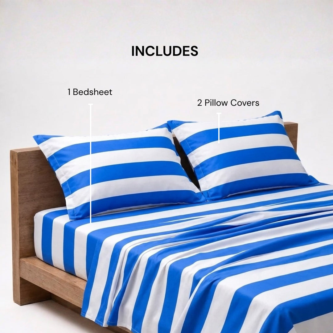 Blue & White bedspread