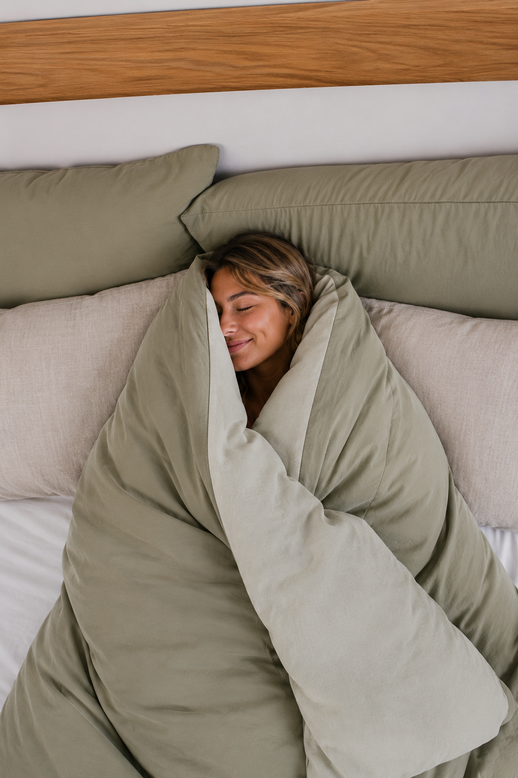 SAGE HEAVEN REVERSIBLE COMFORTER