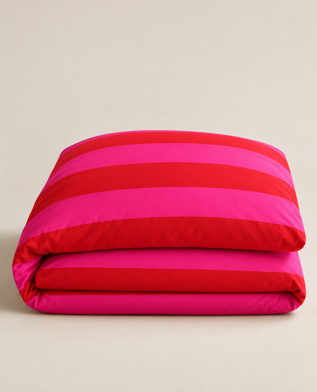 Coral Pink & Red Duvet Cover