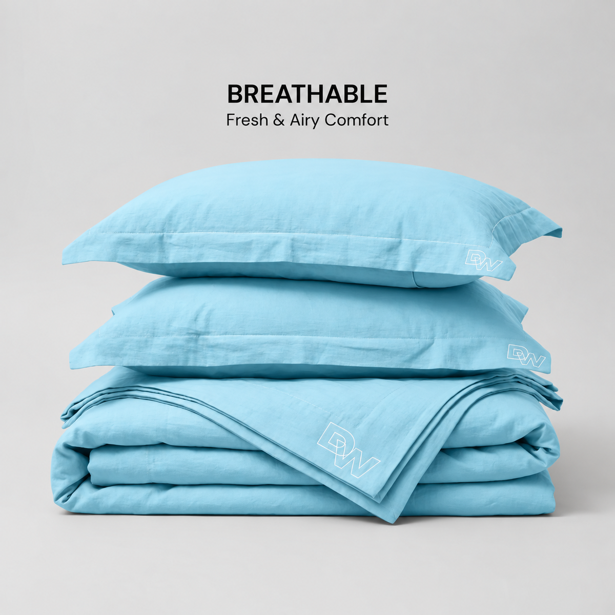 SERENE BLUE BEDSPREAD