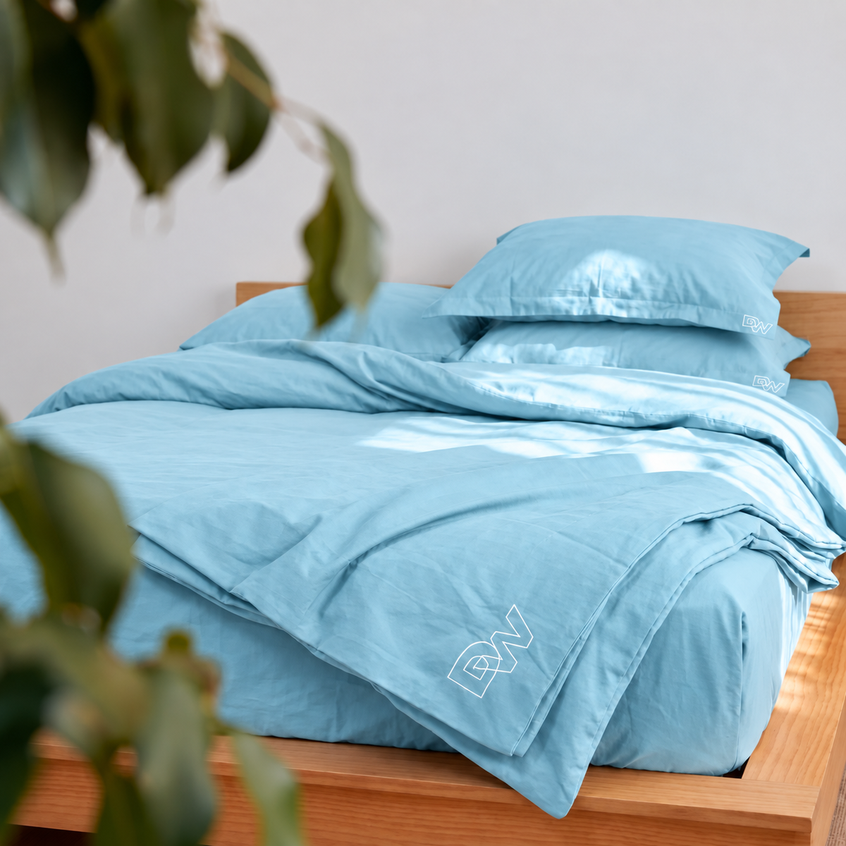 SERENE BLUE BEDSPREAD