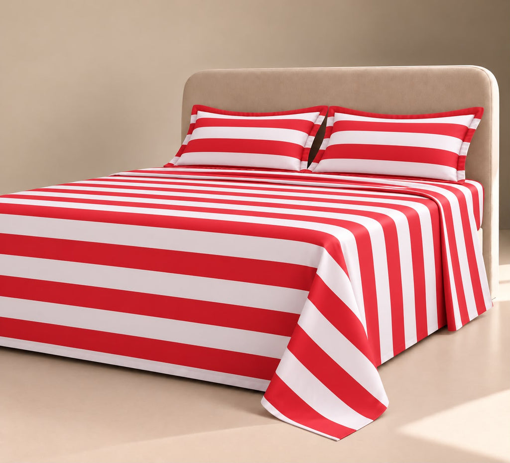 Red & White Duvet Cover