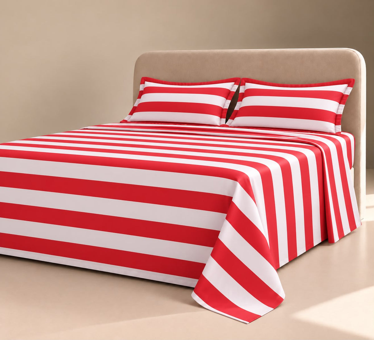 Red & White Duvet Cover