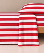 Red & White Duvet Cover