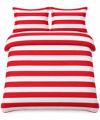 Red & White Duvet Cover