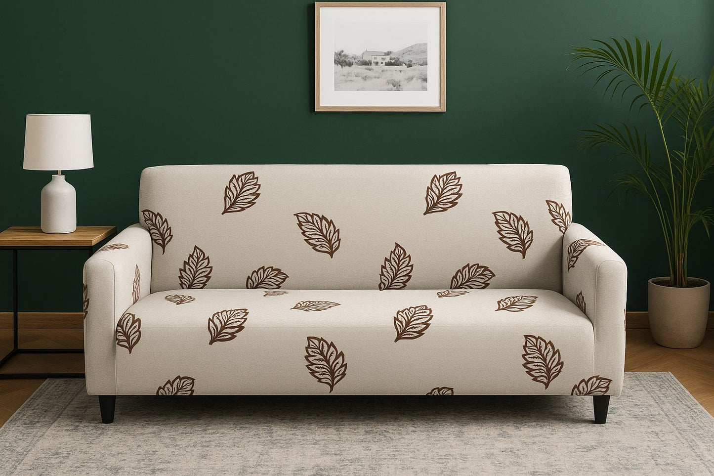 Navy Colorful Floral Cover