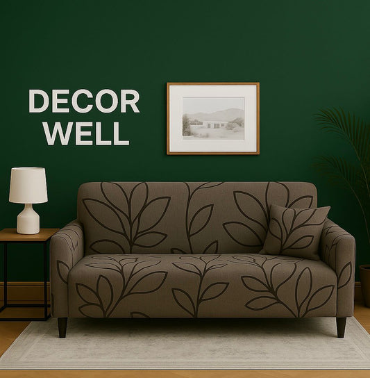 Dark Chocolate Brown Sectional Cover