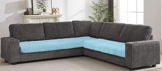 Cream Wave Quilted Seat Protector