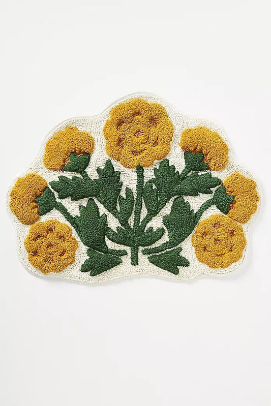 Mid-Century Folk Art Bloom Doormat
