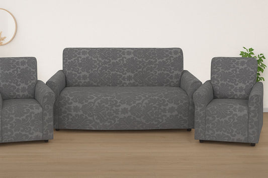 Charcoal Geometric Pattern Cover