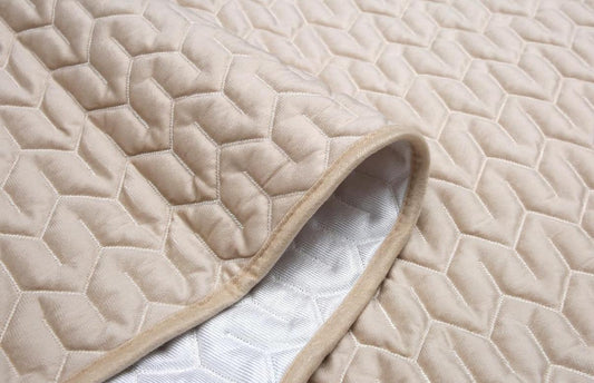 Navy Yellow Triangle Mosaic